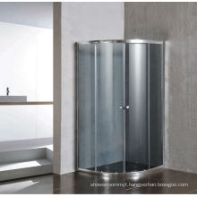 Grey Glass Simple Shower Room Screen Without Tray (E-01Grey)